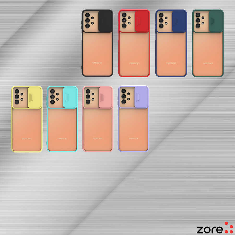 Galaxy A33 5G Kılıf Zore Lensi Kapak Koyu Yeşil
