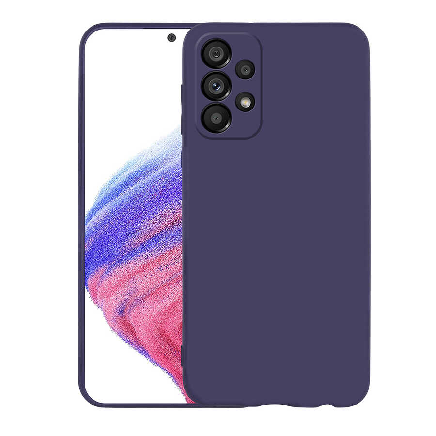 Galaxy A33 5G Kılıf Zore Premier Silikon Kapak Lacivert