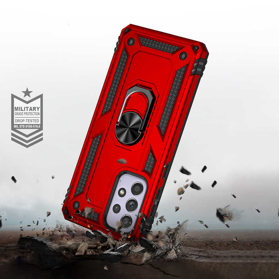 Galaxy A33 5G Kılıf Zore Vega Kapak Siyah