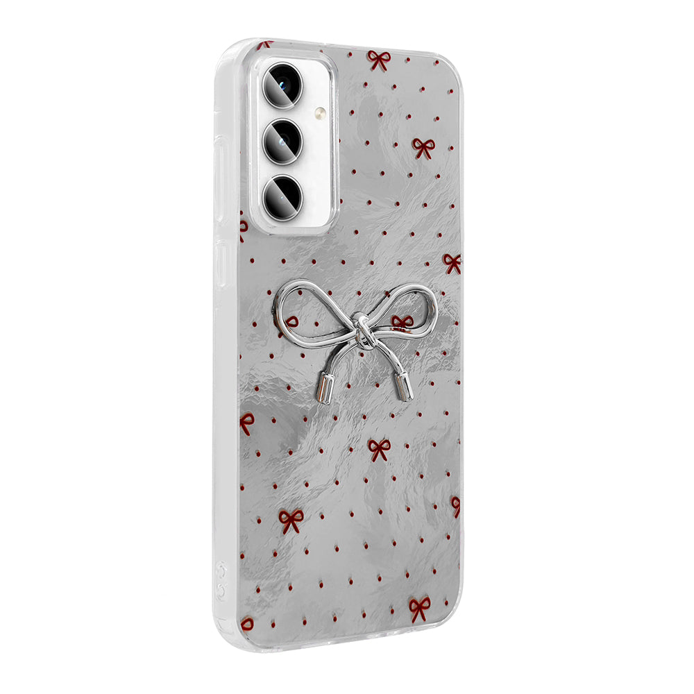 Galaxy A35 Kılıf Kamera Korumalı Figürlü Zore Ponti Silikon Kapak Beyaz