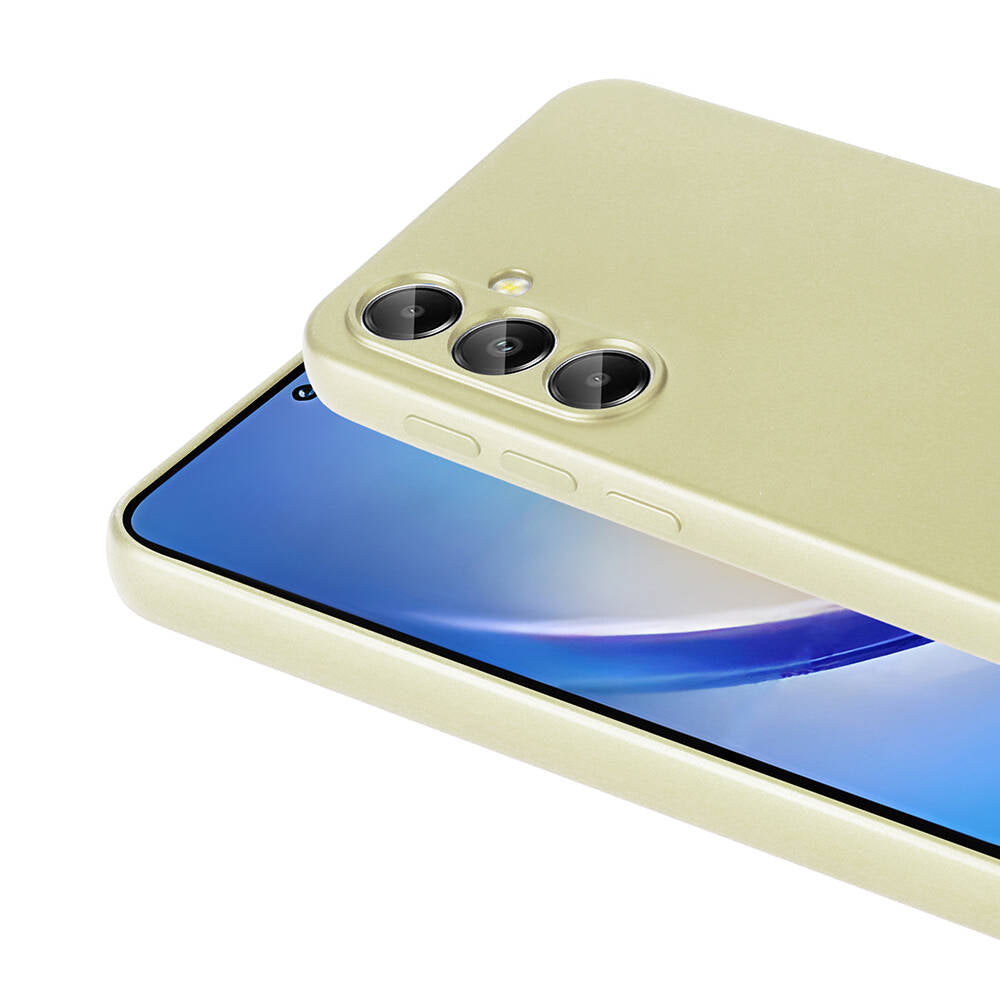 Galaxy A35 Kılıf Zore Premier Silikon Kapak Gold