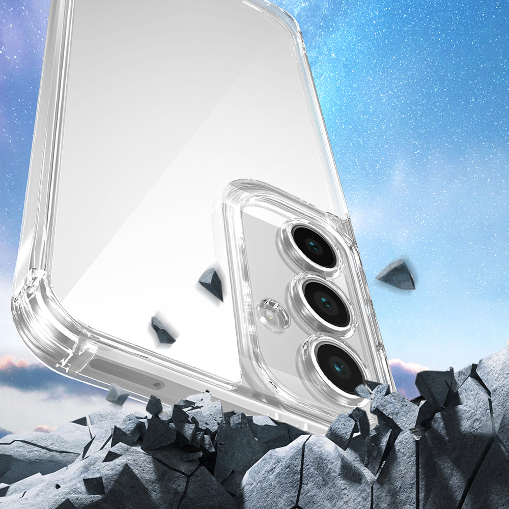 Galaxy A36 Kılıf Airbagli Takılabilir Askı Aparatlı Zore Snap Silikon Kapak Şeffaf