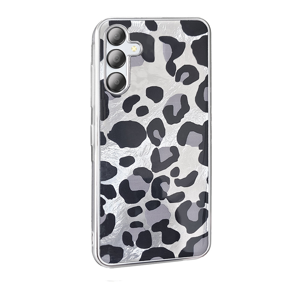 Galaxy A36 Kılıf Desenli Zore Mep Kapak Gold Leopar