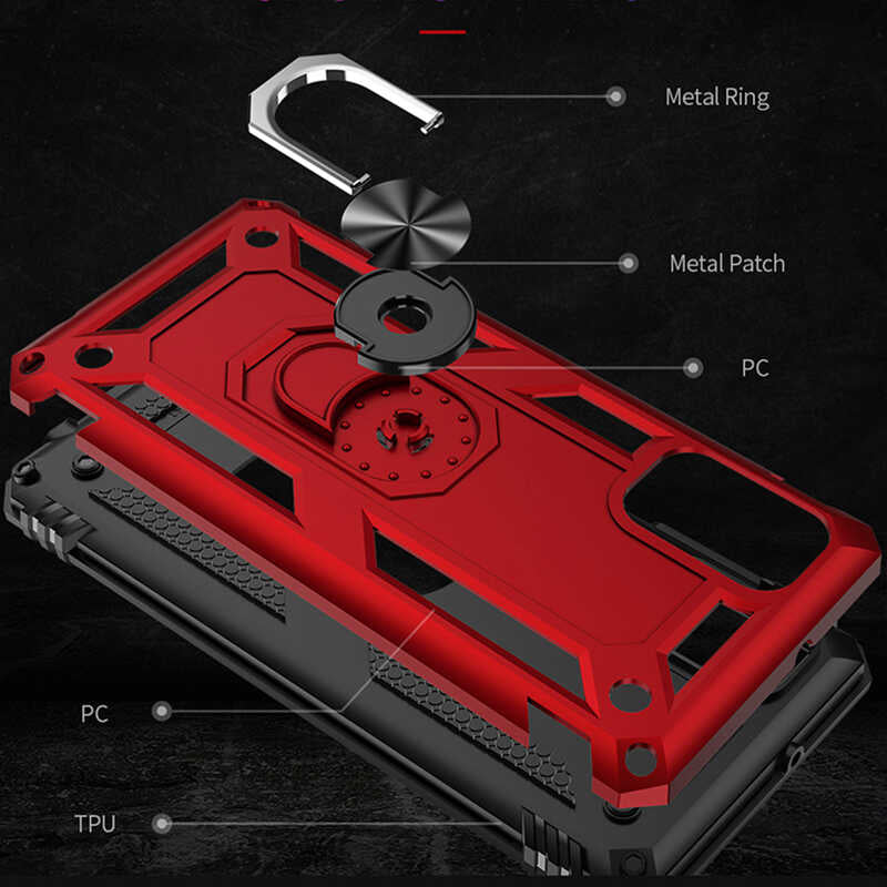 Galaxy A41 Kılıf Zore Vega Kapak Gold