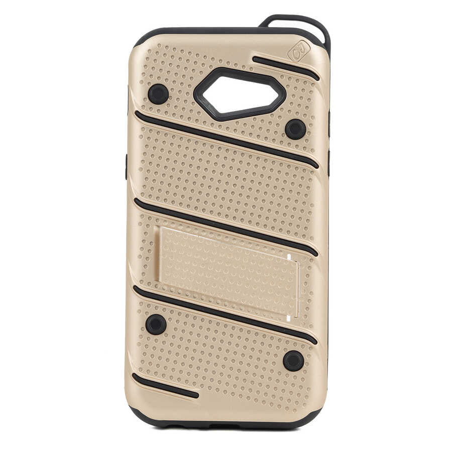 Galaxy A5 2017 Kılıf Zore İron Kapak Gold