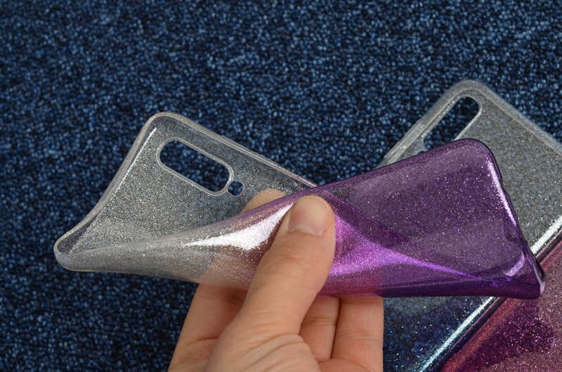 Galaxy A50 Kılıf Zore Fogy Silikon Mavi