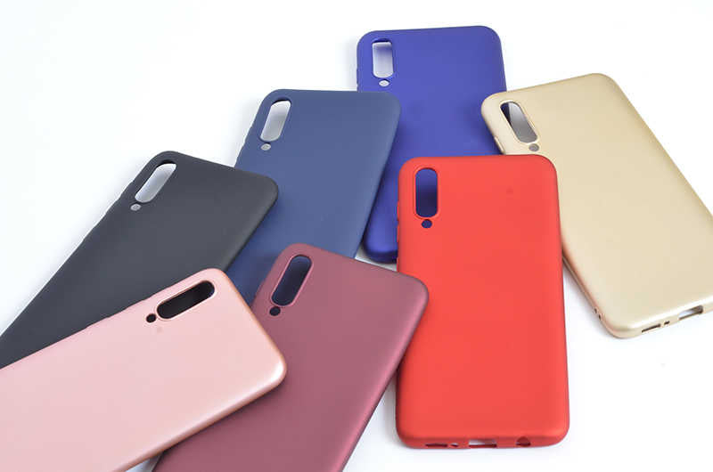 Galaxy A50 Kılıf Zore Premier Silikon Kapak Gold
