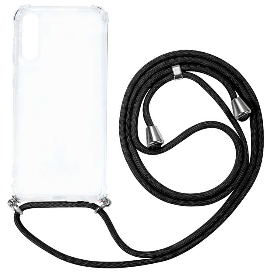 Galaxy A50 Kılıf Zore X-Rop Kapak Renksiz