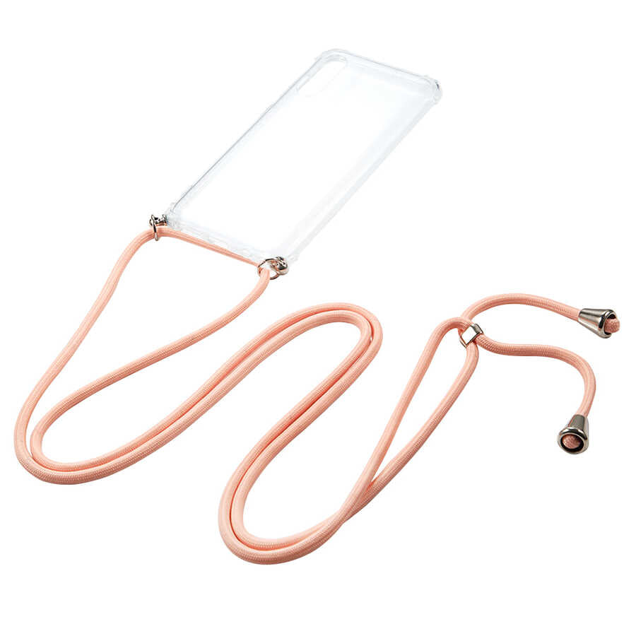 Galaxy A50 Kılıf Zore X-Rop Kapak Renksiz