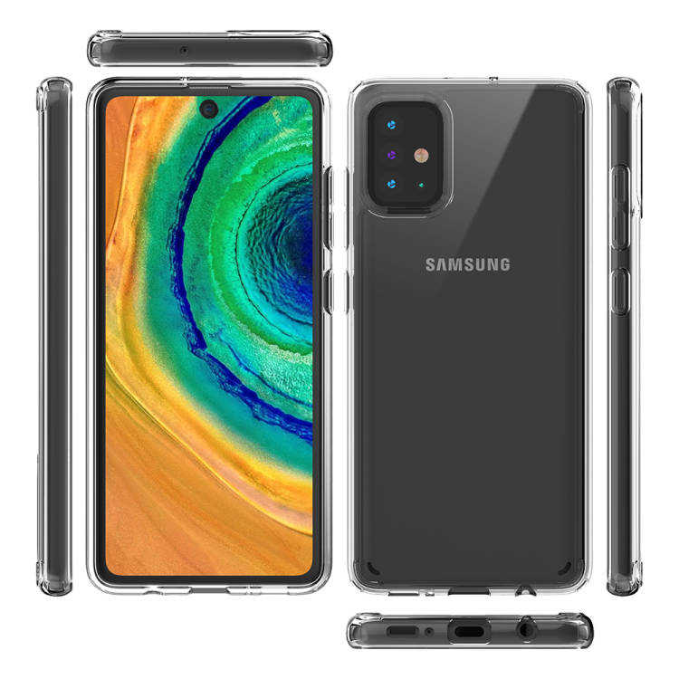 Galaxy A51 Kılıf Zore Coss Kapak Renksiz