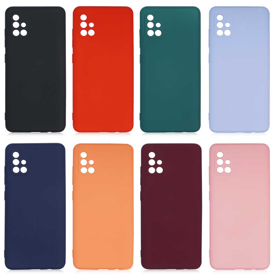 Galaxy A51 Kılıf Zore Mara Lansman Kapak Lila