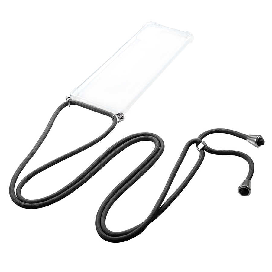 Galaxy A51 Kılıf Zore X-Rop Kapak Renksiz