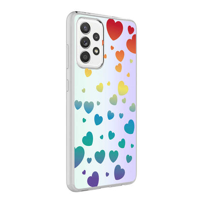 Galaxy A52 Kılıf Zore M-Blue Desenli Kapak Moon No4