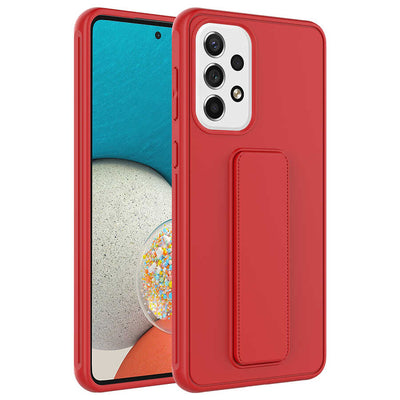 Galaxy A52 Kılıf Zore Qstand Kapak Lila