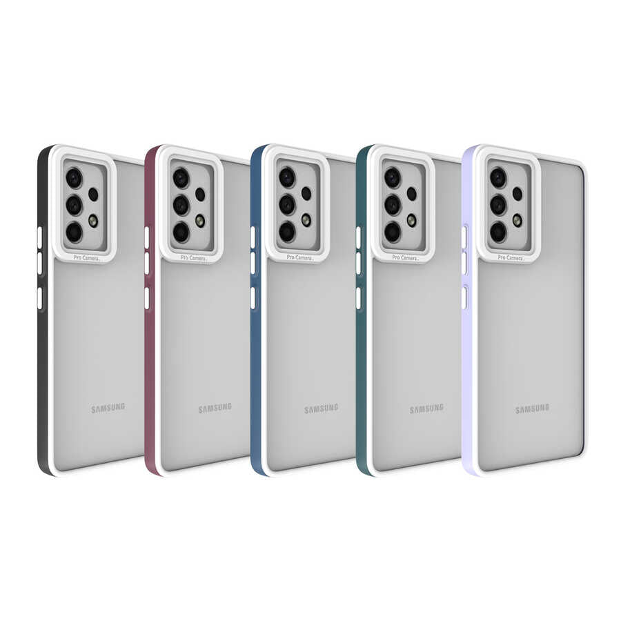 Galaxy A53 5G Kılıf Zore Mima Kapak Lila