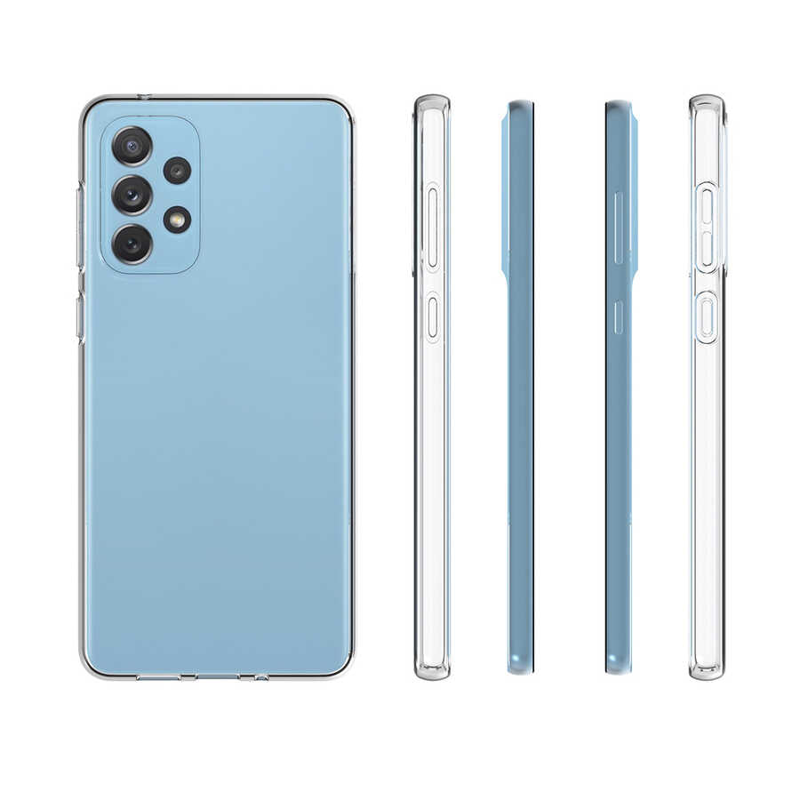 Galaxy A53 5G Kılıf Zore Süper Silikon Kapak Renksiz