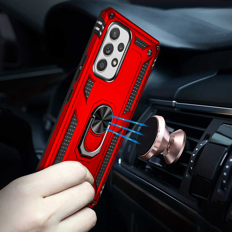 Galaxy A53 5G Kılıf Zore Vega Kapak Kırmızı