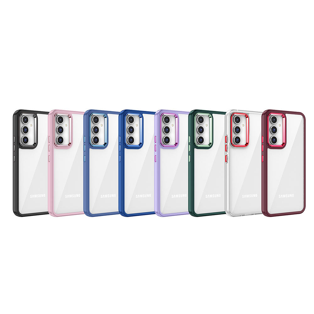 Galaxy A54 Kılıf Zore Flora Kapak Lacivert