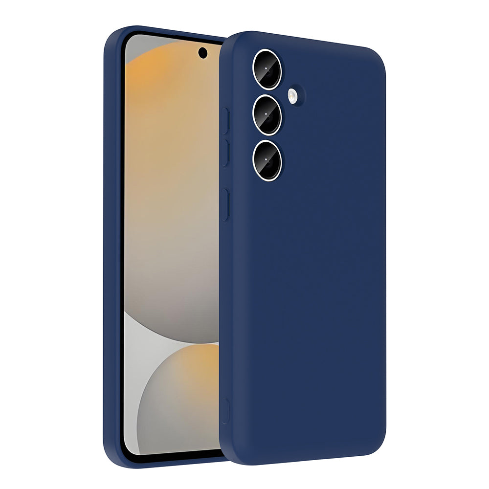 Galaxy A55 Kılıf Kamera Korumalı Kartlık Hazneli Zore Vitra Kapak Lacivert