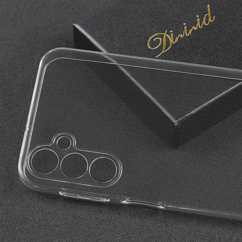 Galaxy A55 Kılıf Zore Süper Silikon Kapak Renksiz
