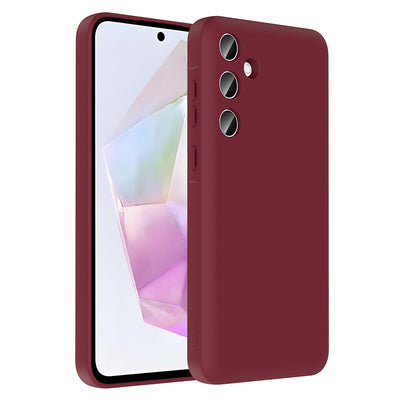 Galaxy A56 Kılıf Kamera Korumalı Kartlık Hazneli Zore Vitra Kapak Siyah