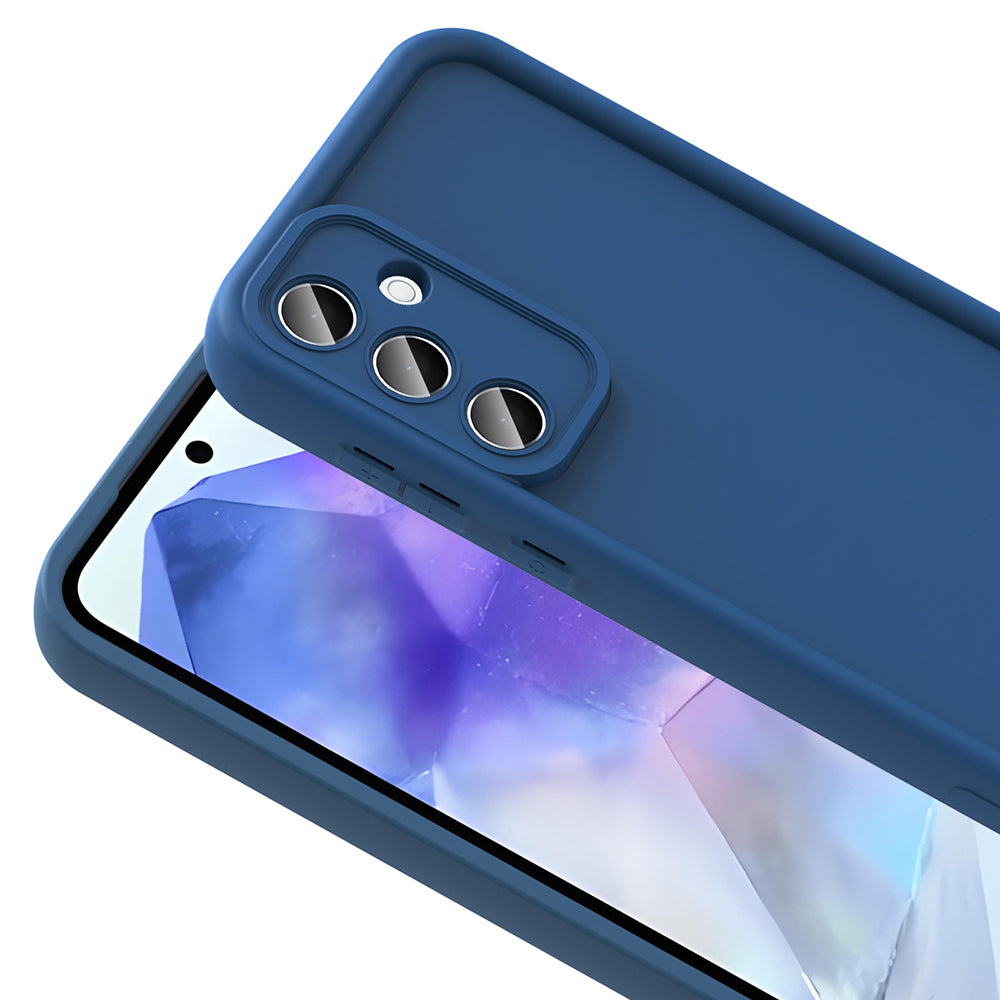 Galaxy A56 Kılıf Kamera Korumalı Zore Ananas Kapak Koyu Yeşil