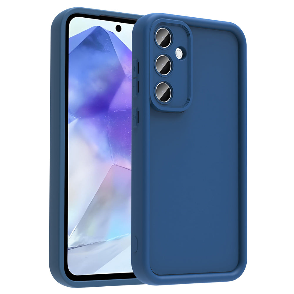 Galaxy A56 Kılıf Kamera Korumalı Zore Ananas Kapak Koyu Yeşil