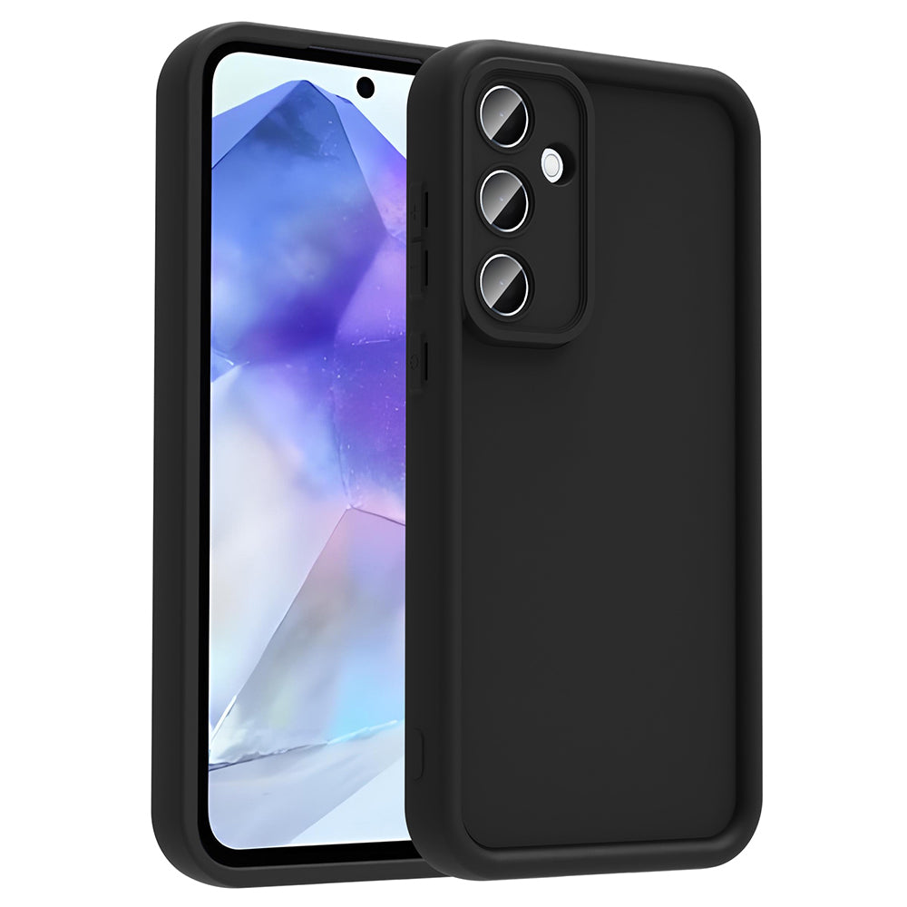 Galaxy A56 Kılıf Kamera Korumalı Zore Ananas Kapak Siyah