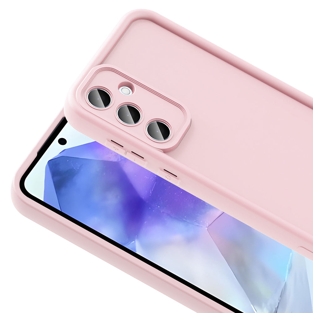 Galaxy A56 Kılıf Kamera Korumalı Zore Ananas Kapak Koyu Yeşil