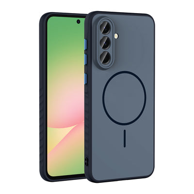 Galaxy A56 Kılıf M-safe Şarj Özellikli Zore Tea Kapak Siyah