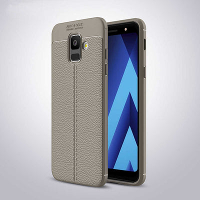 Galaxy A6 2018 Kılıf Zore Niss Silikon Kapak Kırmızı