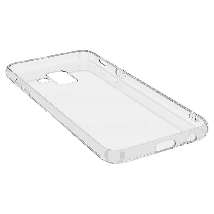 Galaxy A6 2018 Kılıf Zore Süper Silikon Kapak Renksiz