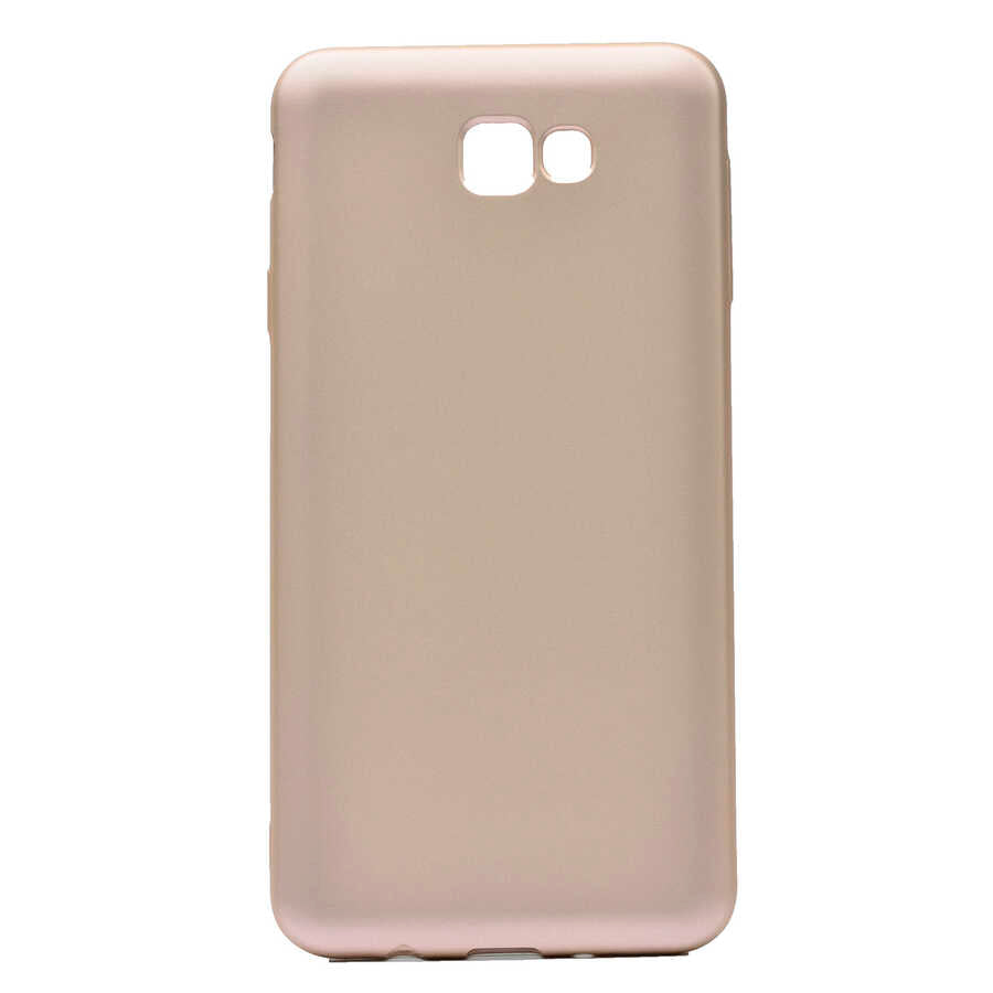 Galaxy A7 2017 Kılıf Zore Premier Silikon Kapak Gold