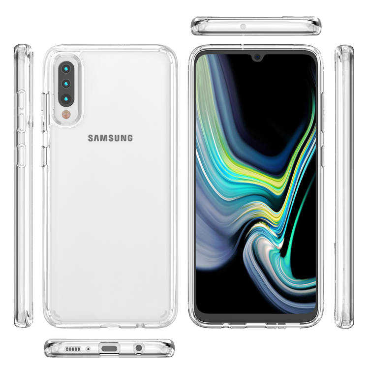 Galaxy A70 Kılıf Zore Coss Kapak Renksiz