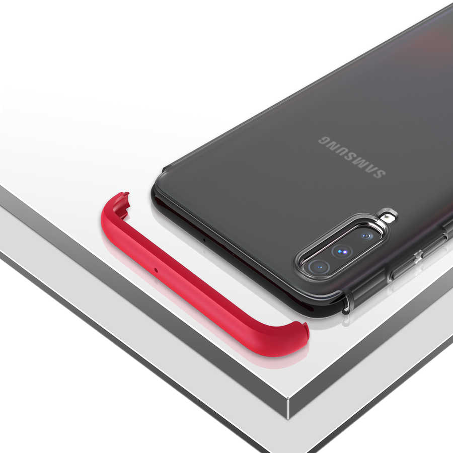 Galaxy A70 Kılıf Zore Nili Kapak Mavi