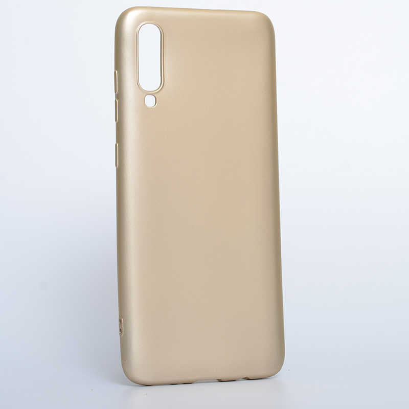 Galaxy A70 Kılıf Zore Premier Silikon Kapak Gold