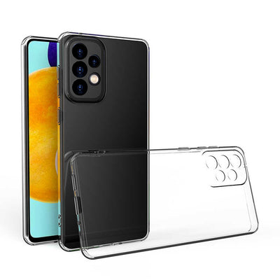 Galaxy A73 Kılıf Zore Kamera Korumalı Süper Silikon Kapak Renksiz