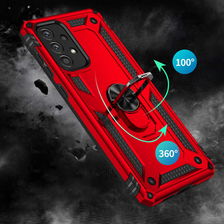 Galaxy A73 Kılıf Zore Vega Kapak Gold