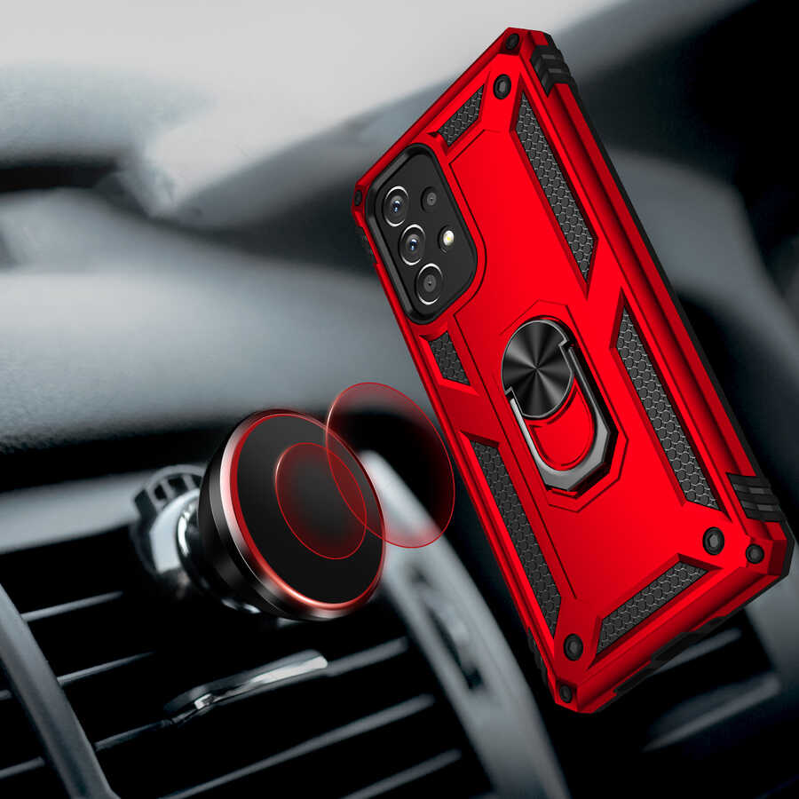 Galaxy A73 Kılıf Zore Vega Kapak Gold