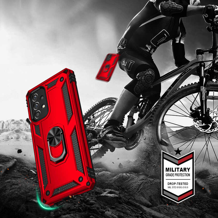 Galaxy A73 Kılıf Zore Vega Kapak Rose Gold