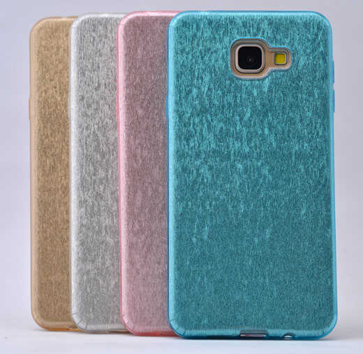 Galaxy A8 2016 Kılıf Zore Shining Silikon Kırmızı