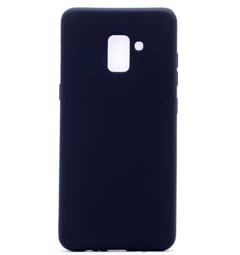Galaxy A8 2018 Kılıf Zore Premier Silikon Kapak Siyah