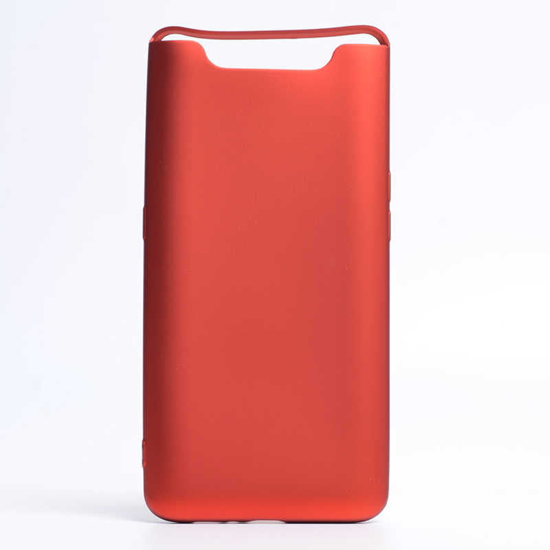 Galaxy A80 Kılıf Zore Premier Silikon Kapak Kırmızı