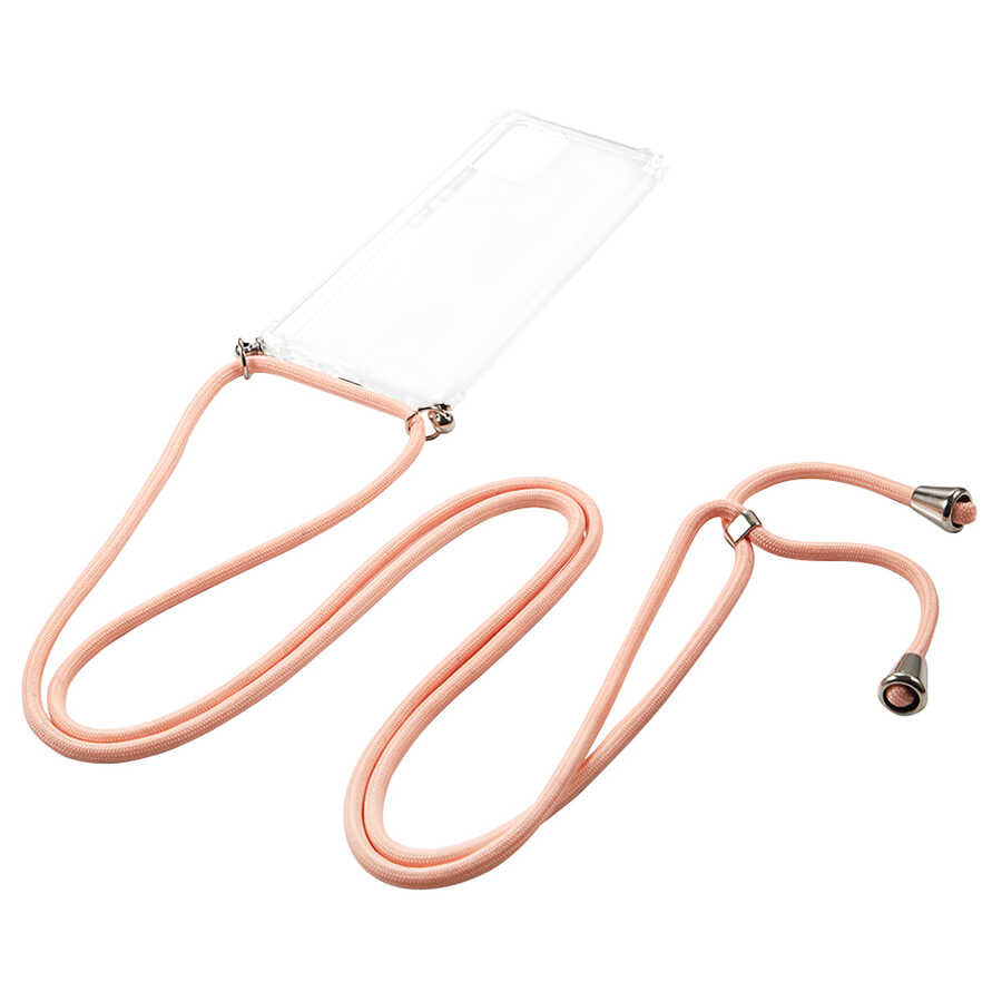 Galaxy A91 (S10 Lite) Kılıf Zore X-Rop Kapak Renksiz