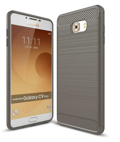 Galaxy C9 Pro Kılıf Zore Room Silikon Kapak Lacivert