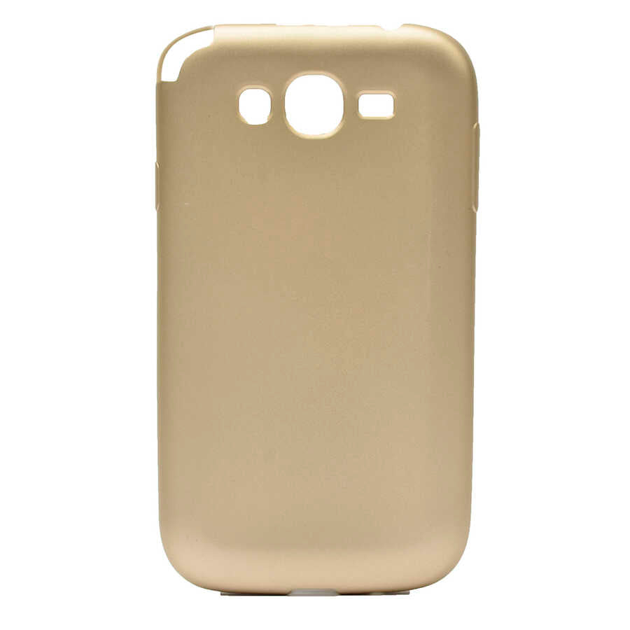 Galaxy Grand Duos İ9082 Kılıf Zore Premier Silikon Kapak Gold