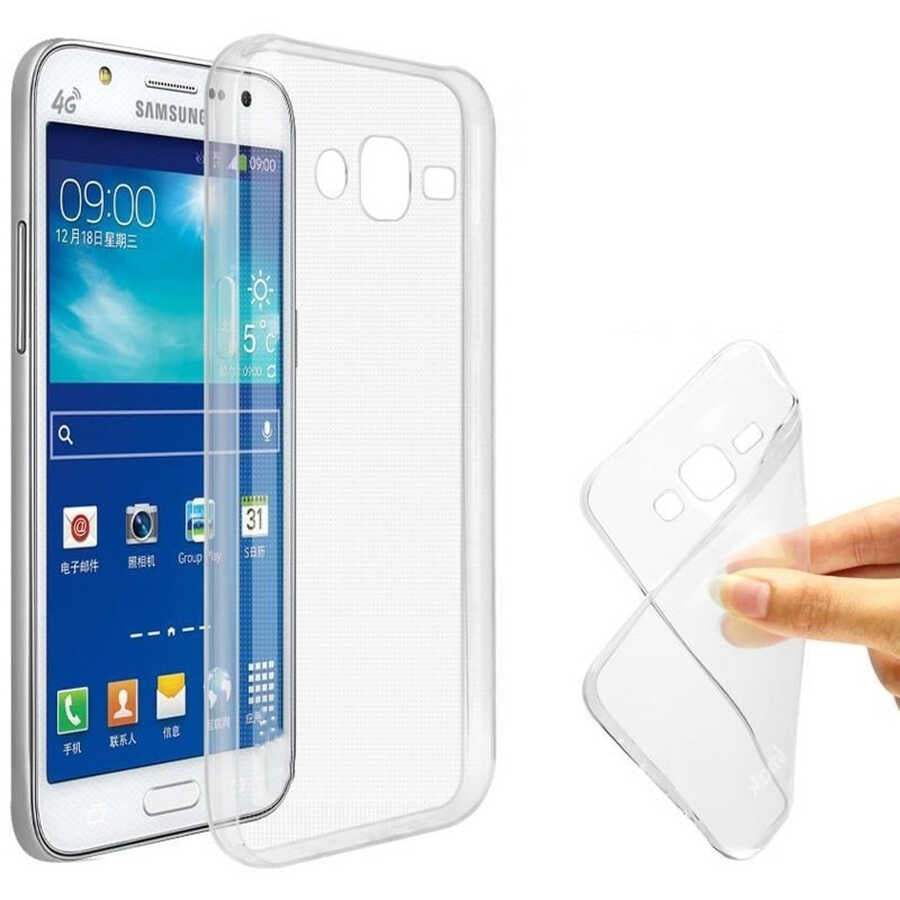 Galaxy J2 Kılıf Zore Süper Silikon Kapak Renksiz