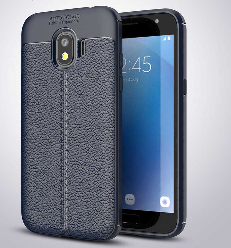Galaxy J2 Pro 2018 Kılıf Zore Niss Silikon Kapak Lacivert