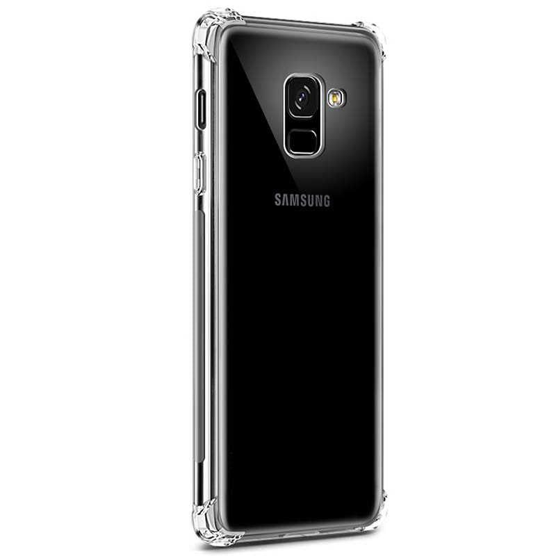Galaxy J4 Kılıf Zore Nitro Anti Shock Silikon Renksiz