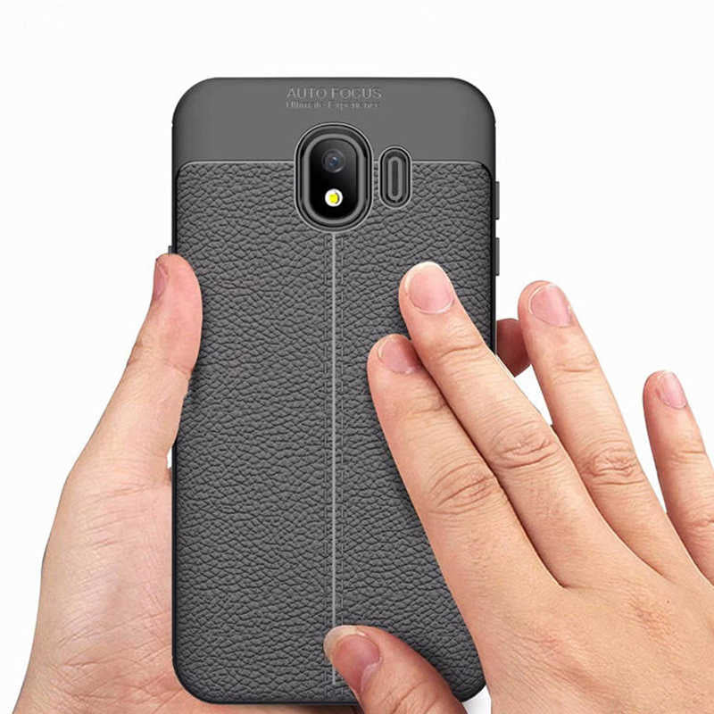 Galaxy J4 Kılıf Zore Niss Silikon Kapak Lacivert